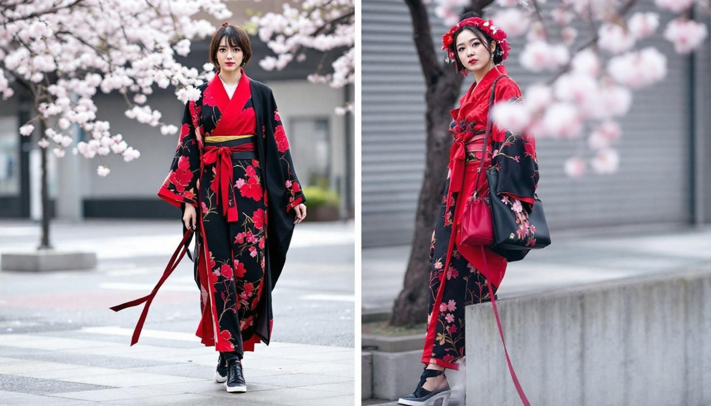 Exploring The Fusion Of Modern Fashion With Traditional Japanese Garments